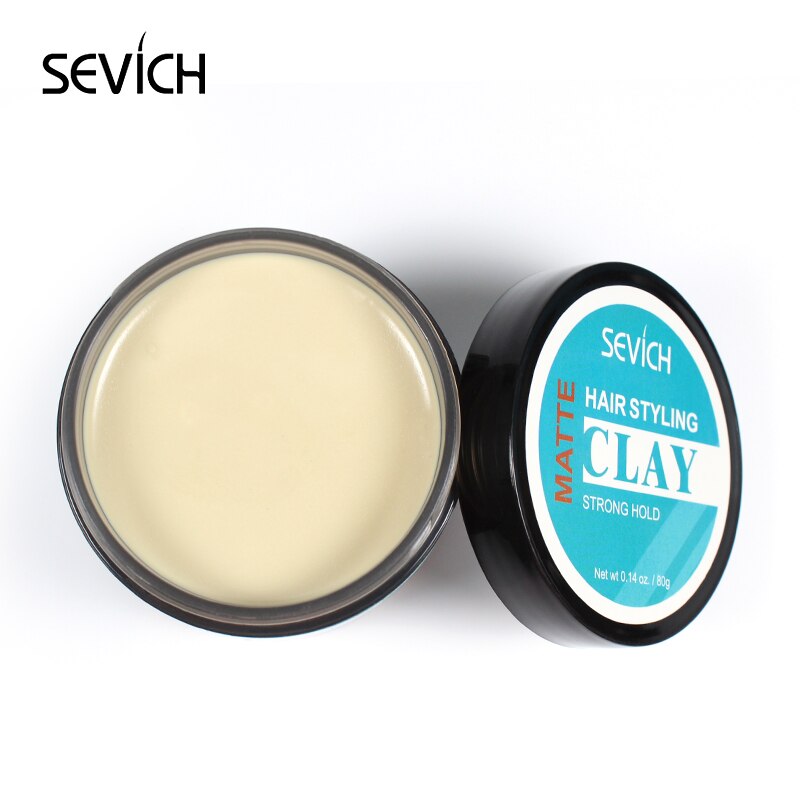 Sevich Hair Styling Clay Mud for Men Strong Hold Hairstyles Long Lasting Stereotype Hair Wax Matte Finished Molding Cream