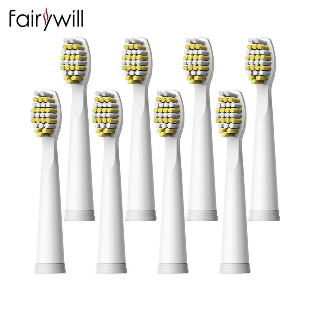 2023 Fairywill Toothbrush Replacement Heads 4Pcs 8 Pcs 16 Pcs Electric Toothbrush Sets for FW-507 FW-508 FW-917 Head Toothbrush