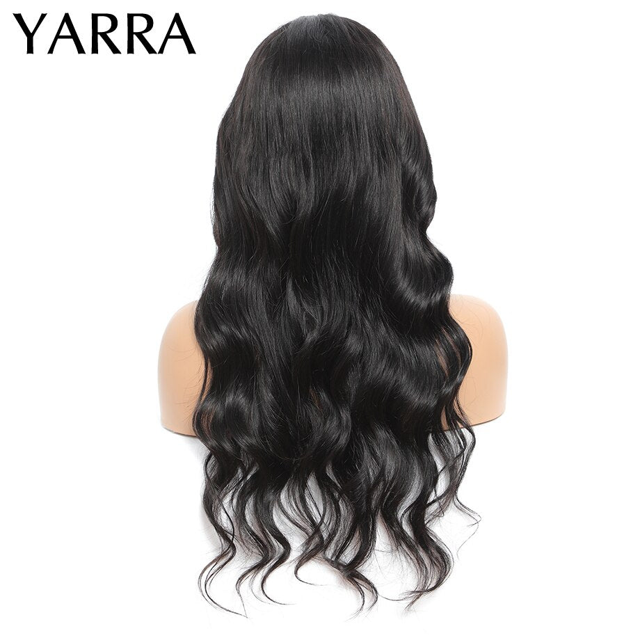 Brazilian Body Wave Headband Wig Human Hair Body Wave Headband Scarf Wigs for Women Remy Natural Hair Machine Made 150% Yarra