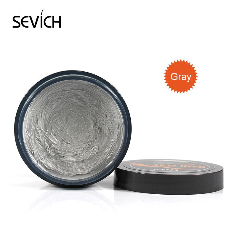 Sevich Hair Styling Clay Mud for Men Strong Hold Hairstyles Long Lasting Stereotype Hair Wax Matte Finished Molding Cream