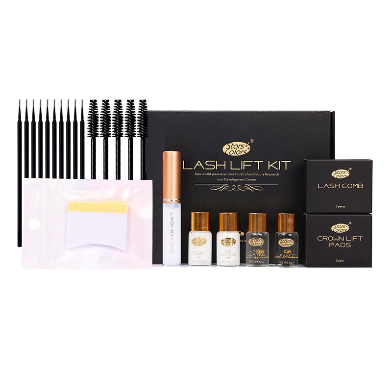 Ship From USA Fast Perm Mini Eyelash Kit lashes lift Cilia Lifting Perming Curling Nutritious Growth Treatments Brushes Coating