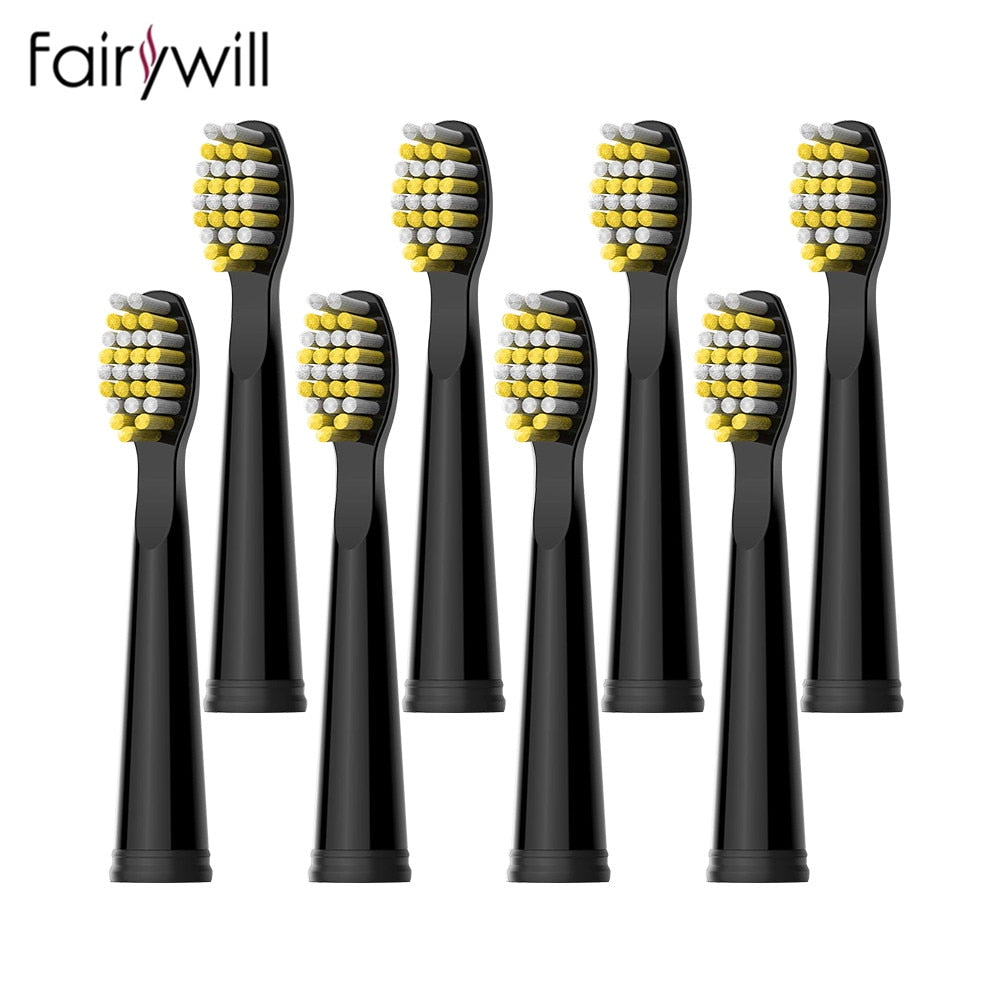 2023 Fairywill Toothbrush Replacement Heads 4Pcs 8 Pcs 16 Pcs Electric Toothbrush Sets for FW-507 FW-508 FW-917 Head Toothbrush