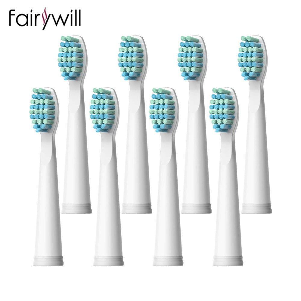 2023 Fairywill Toothbrush Replacement Heads 4Pcs 8 Pcs 16 Pcs Electric Toothbrush Sets for FW-507 FW-508 FW-917 Head Toothbrush