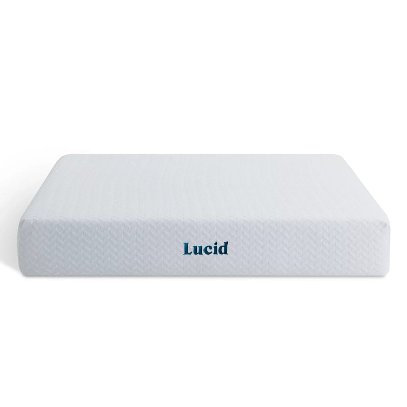 Lucid Refresh 10&quot; Dual-Layered Gel Memory Foam Mattress, Firm, Full bedroom furniture  matress