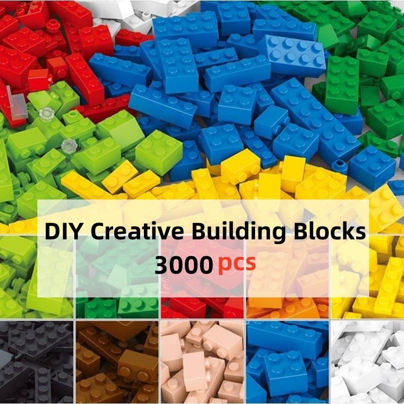 Mini DIY Building Blocks Bricks Small Particle Interactive Toys Colorful Bulk Bricks Base Plates Compatible Block Children Gifts