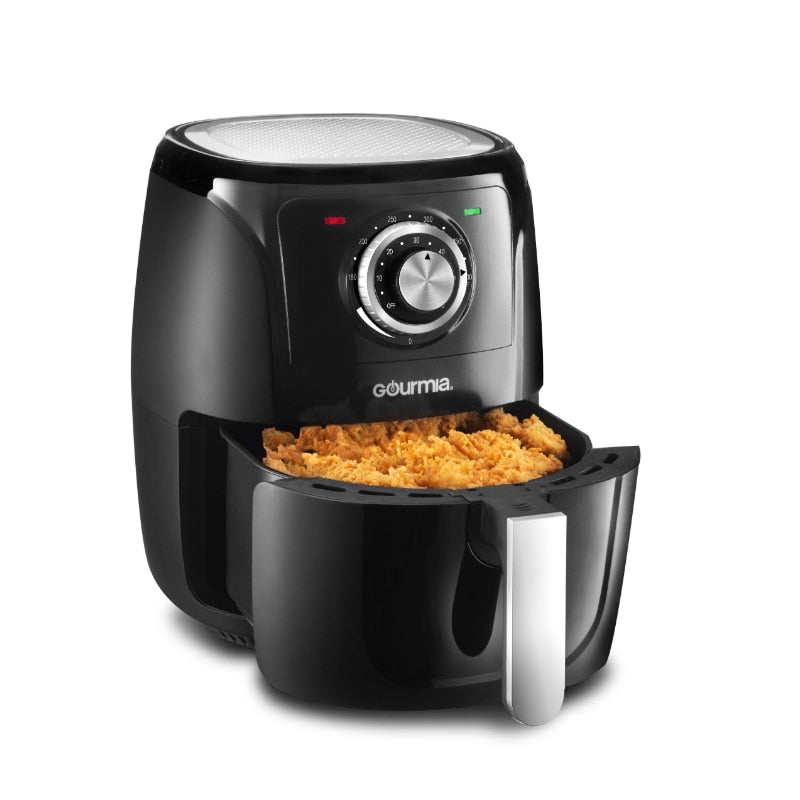 Gourmia 5-Qt Air Fryer with Nonstick Dishwasher Safe Basket, Black