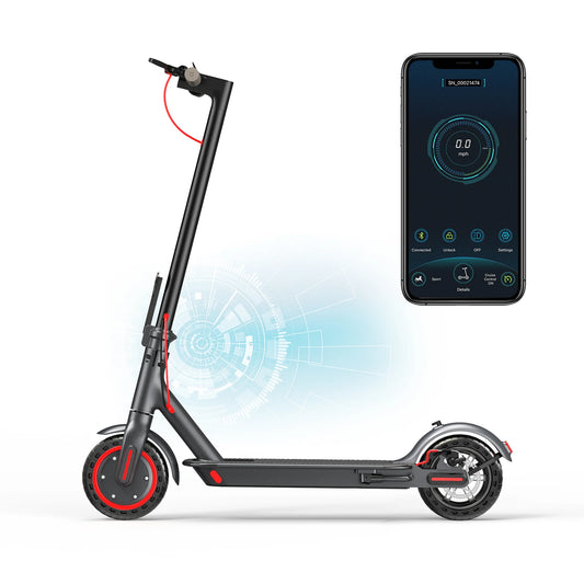 AOVOPRO Adult Electric Scooter 350W 31km/h Smart APP Electric Folding Scooter Aluminum Alloy Electric Scooter Long Battery Life