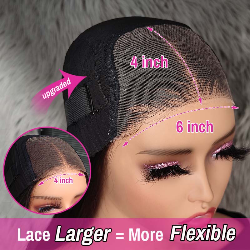 Body Wave Glueless HD Lace Front Human Hair Wigs For Women Pre Plucked HD Lace Wig Wear Go Wigs Pre cut 4x6 Lace Closure Wig