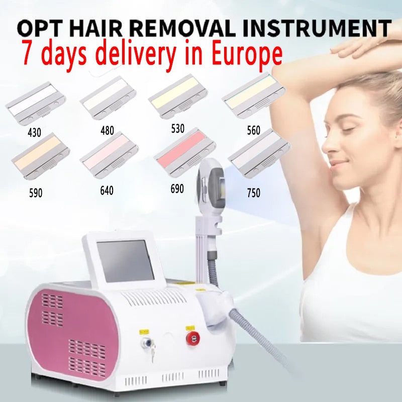 OPT ipl hair removal laser professional Machine light Laser permanent Hair Removal Device Depilation Machine epilator for women