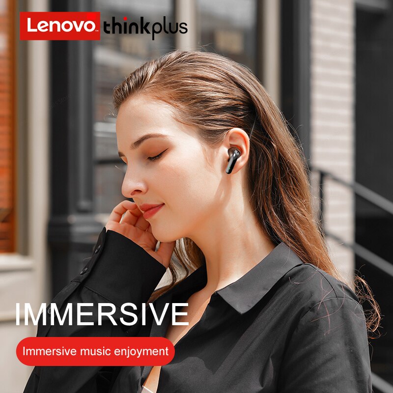 Lenovo X16 Earphones Bluetooth 5.2 TWS Wireless Earbuds Stereo Sports Headphones Dual HD Microphone Gaming Headset Music Earbuds