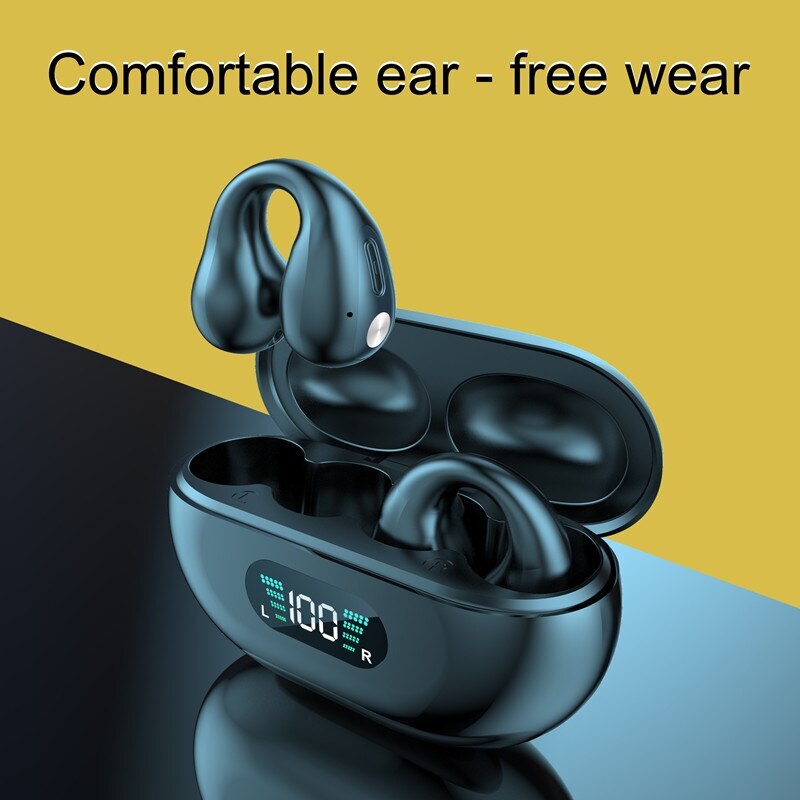 NEW TWS for Ambie Sound Earcuffs Ear Bone Conduction Earring Wireless Bluetooth Earphones Sport Headphones Earbuds For Phones