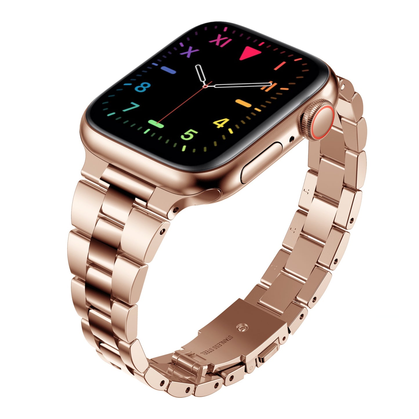 Women Stainless Steel Slim Bracelet For Apple watch 8 Ultra 49mm Band 40mm 38 42 41 45mm for iWatch SE/6/5 7 Luxury Metal Strap