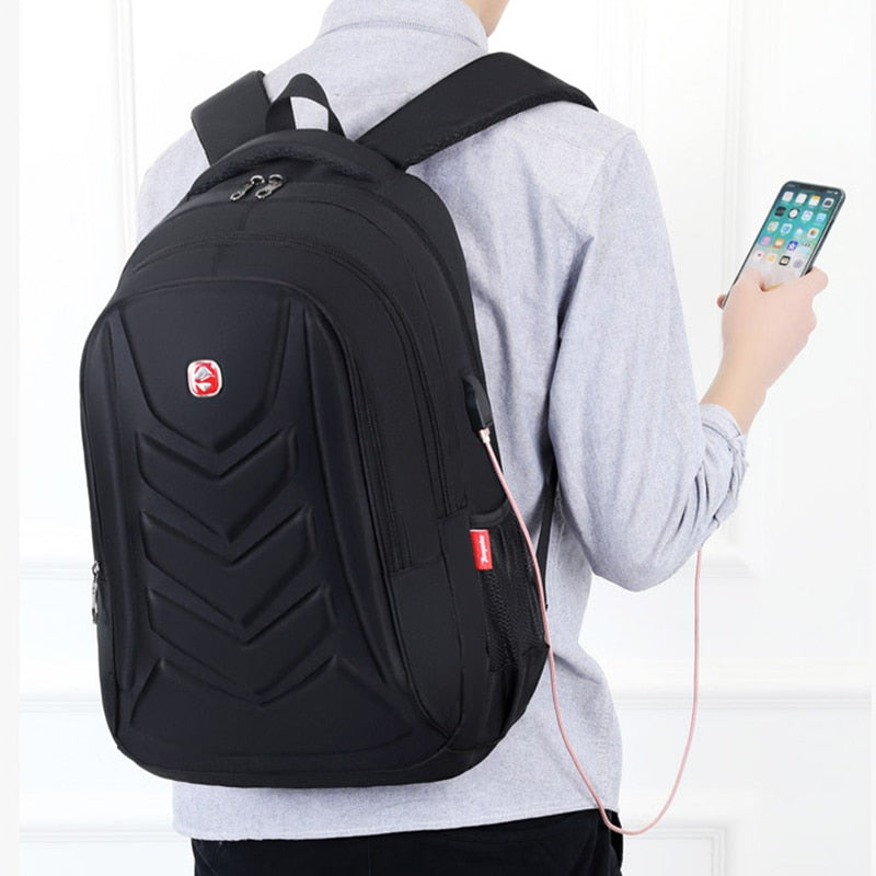 Men Business Laptop Backpack USB Charger Port Waterproof Travel Bags School Bag 15” Computer Business bag Waterproof Backpacks