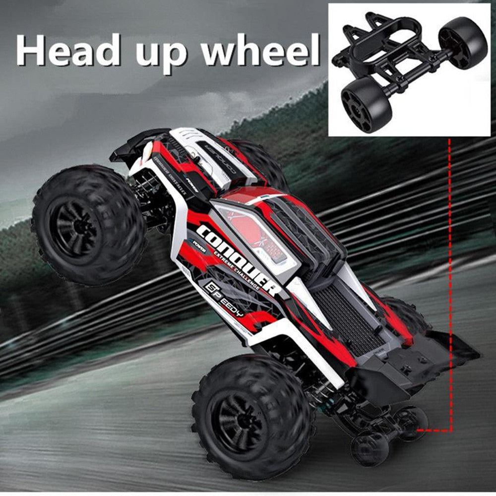 2023 New 1:16 Scale Large RC Cars 50km/h High Speed RC Cars Toys for Boys Remote Control Car 2.4G 4WD Off Road Monster Truck