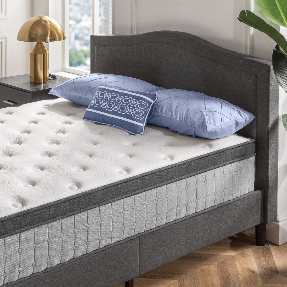 MOYU Comfort Support 13” Hybrid of Cooling Gel Memory Foam and Pocket Spring Mattress,Tatami Mattress, Bedroom Furniture