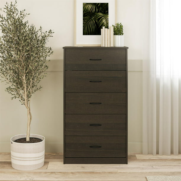 Classic 5 Drawer Dresser,Durable and Strong, 89.96 Lbs,15.67 X 27.72 X 49.37 Inches