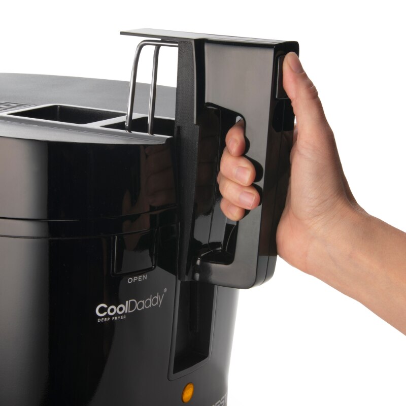 Presto® Cool Daddy® Cool-Touch Deep Fryer, Black