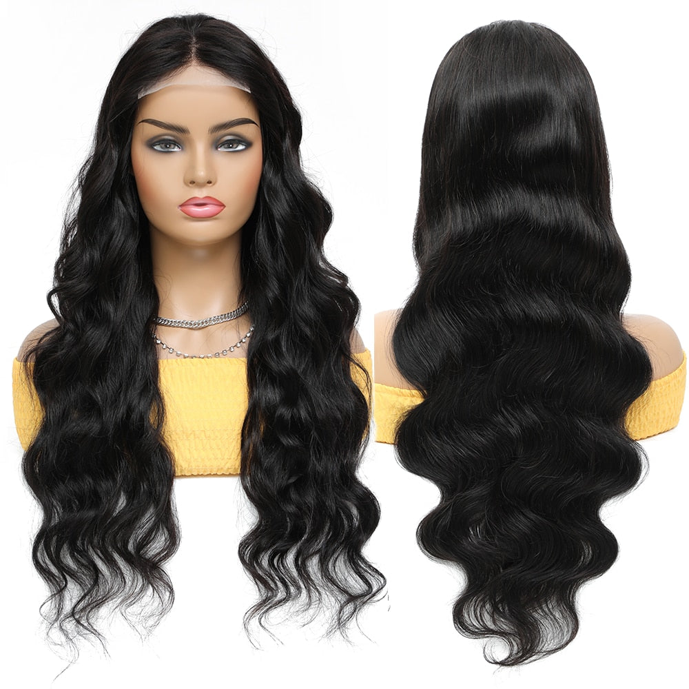 Lace Front Human Hair Wig Body Wave Lace Front Wig 13x6 Transparent Lace Frontal Wig Brazilian 4x4 Closure Wigs For Women