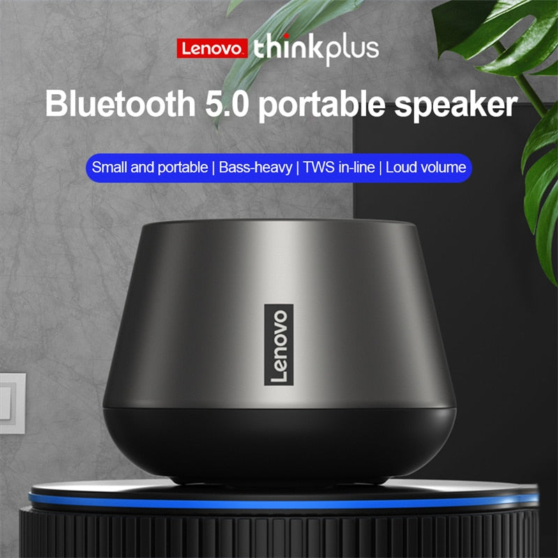 Lenovo K3 Pro Wireless Bluetooth Speaker Mini Stereo Sound Music  Voice Sound Loudspeaker Box Portable with HD Call Microphone