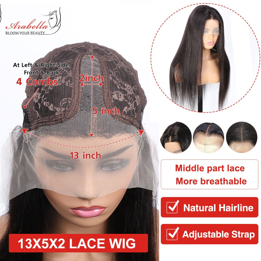 13x6 hd Lace Front Wig 100% Human Hair Wigs Arabella Remy PrePlucked Body Wave Wig 13x4 Transparent Closure Human Hair Lace Wigs