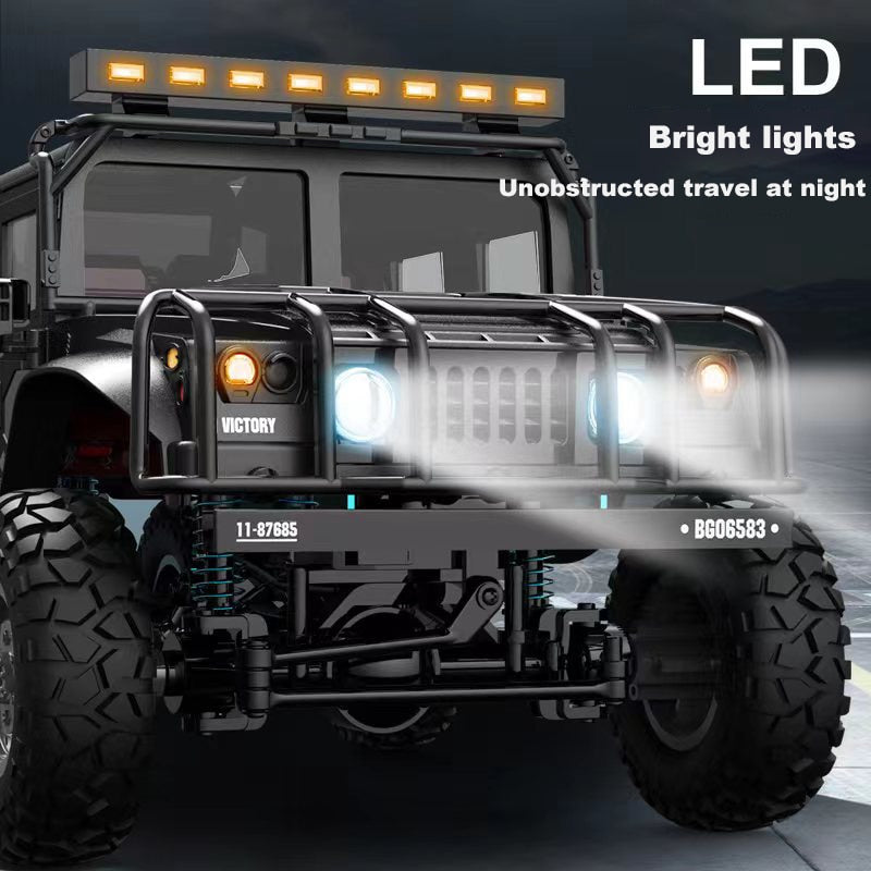 Cool Rc Car Simulation Hummer Car Model 1:12 Full Scale 2.4g 4wd Climbing Off-road High-speed Car Gift Collectibles