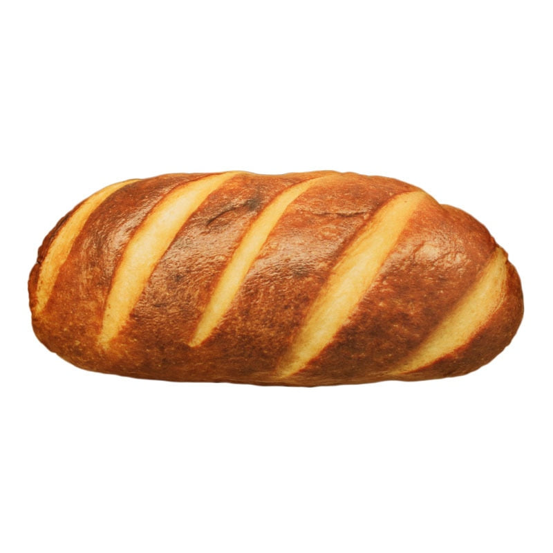 3D Simulation Bread Shape Pillow Soft Lumbar Baguette Back Cushion