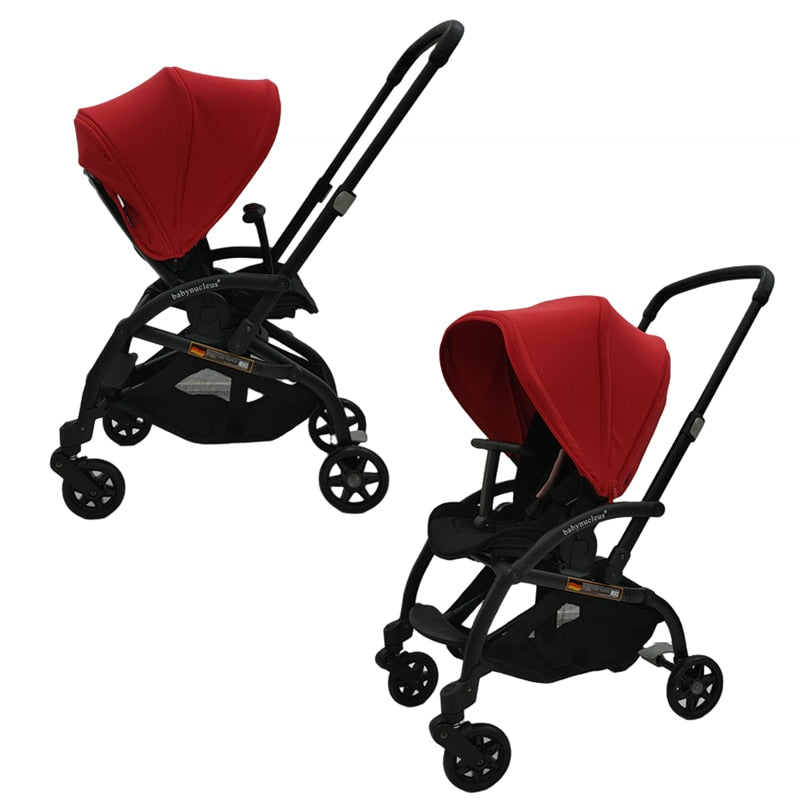 Lightweight Baby Stroller Travel Portable Pram Infant Trolley 0~36 Month Baby Stroller Can Bring On Board Two Way Pushchair