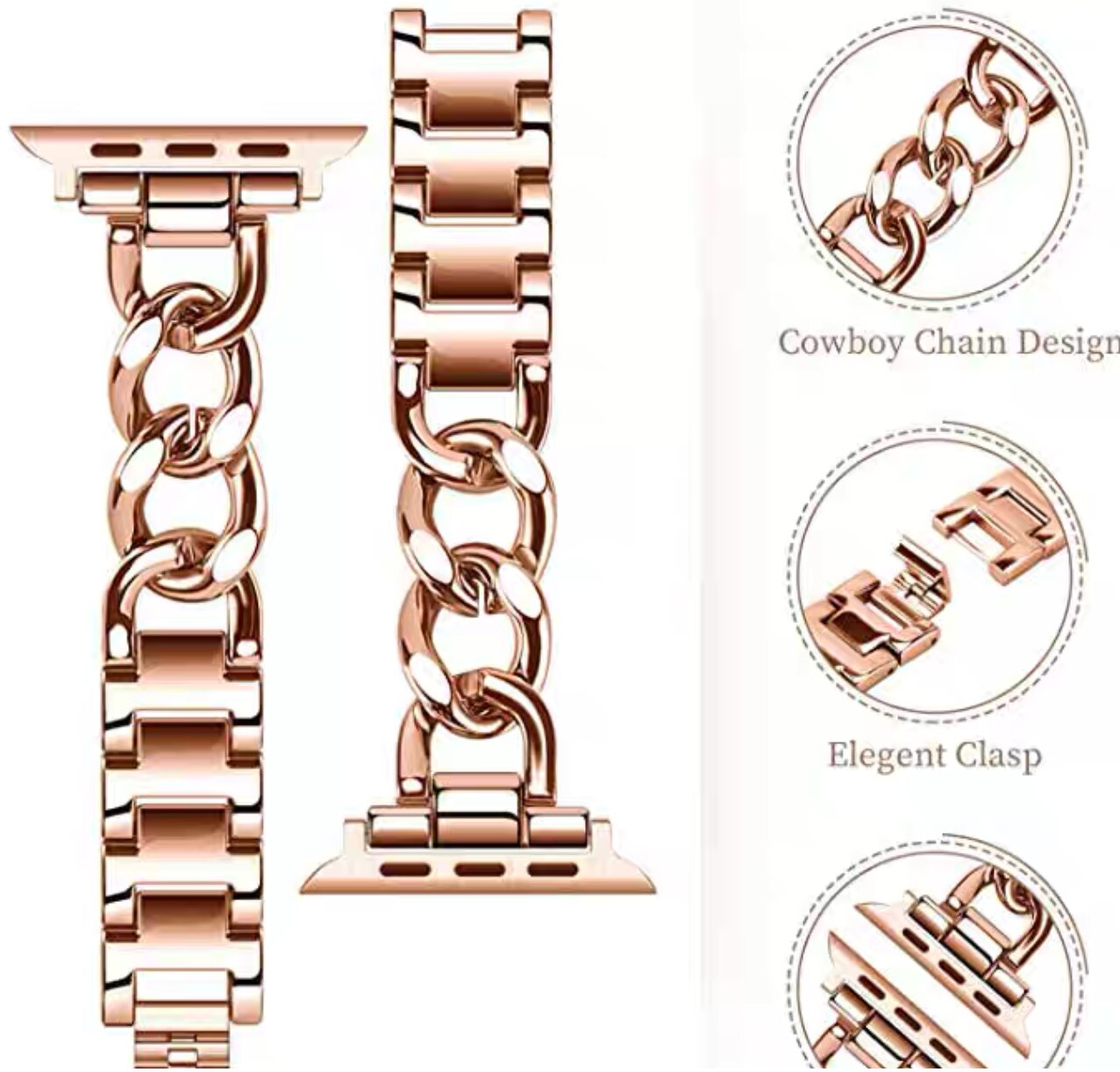 Luxury women watch strap for apple watch 7 41mm 6 SE 40mm band diamond gold case for iwatch 7 6 5 4 45mm 44mm 42mm 38mm bracelet