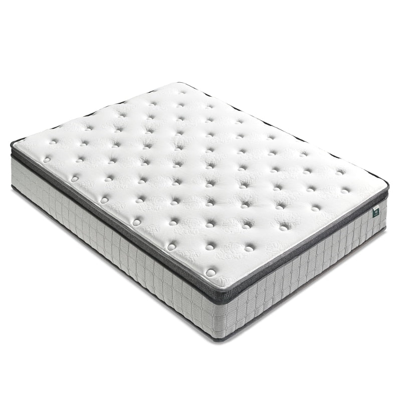 Zinus Comfort Support 12” Hybrid of Cooling Gel Memory Foam and Pocket Spring Mattress, Twin bedroom furniture  matress