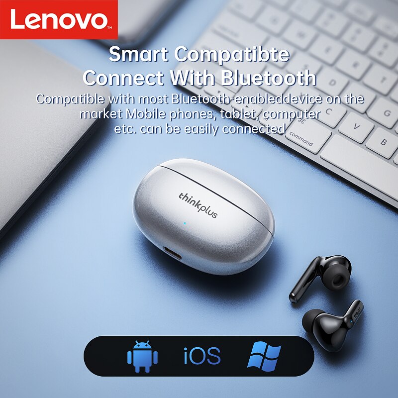 XT88 Lenovo Thinkplus Bluetooth Headset for Wireless Binaural TWS5.3 Sports Headsets