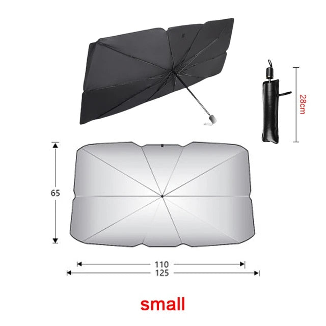 Car Sunshade Umbrella Car Sun Shade Protector Parasol Summer Sun Interior Windshield Protection Accessories For Auto Shading