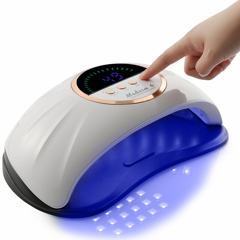 54/150/280W UV LED Nail Lamp Nail Dryer For Manicure Drying All Nail Polish With 10/30/60/90S Timer Auto Sensor Led Time Display