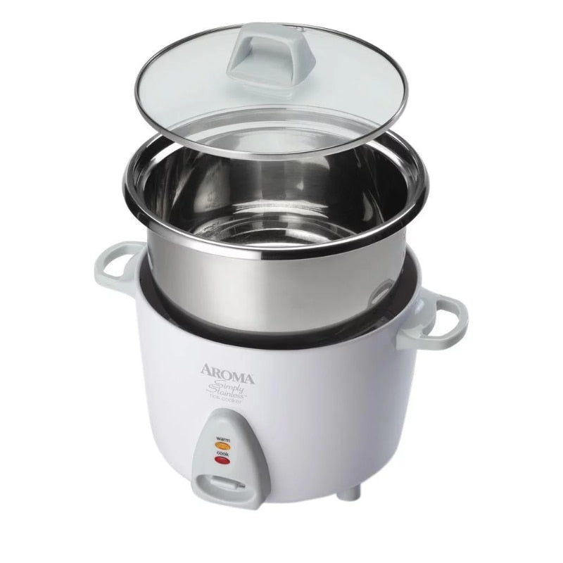 Aroma® 6-Cup (Cooked) Select Stainless® Rice &amp; Grain Cooker rice cooker  cooker