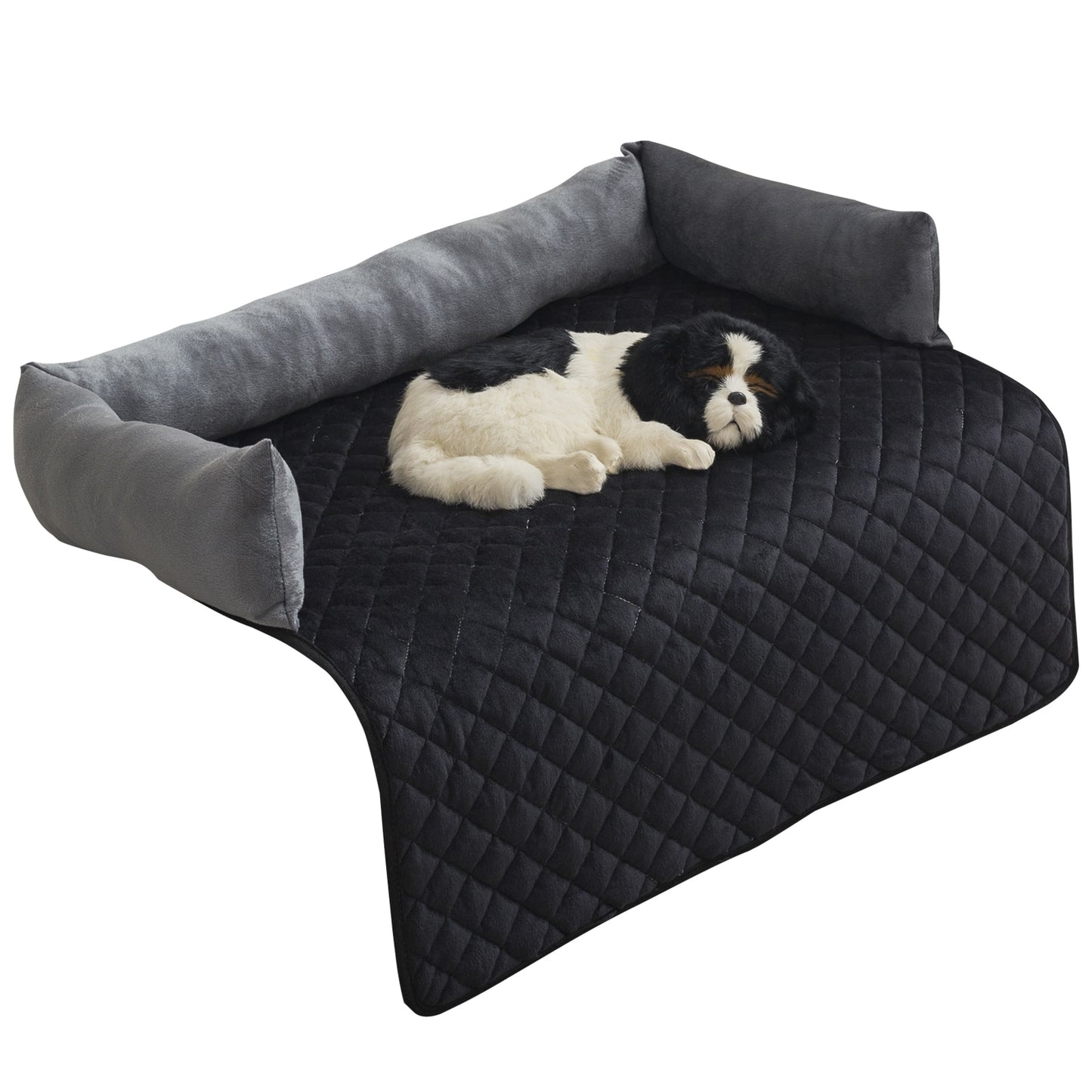 Dog Sofa Mat Dog Bed Plush Dog Pad Pet Sofa Cover Soft Warm Cat Pad Non-Slip Washable Dog Mattress Suitable for Pet Sleeping