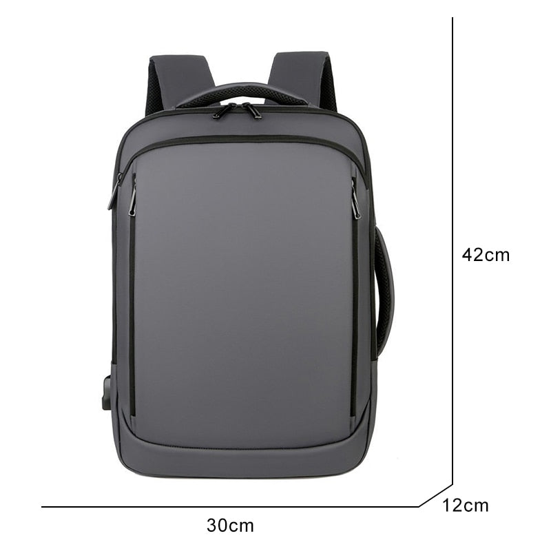 Backpack For Men 2021 Multifunctional Business Notebook Backpack USB Charging Waterproof Film Men's Backbag Casual Bag