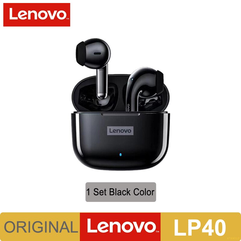 Original Lenovo LP40 Pro In-ear Version TWS Earphone Wireless Bluetooth Headphone Touch Control Gaming Headset Noise Reduction