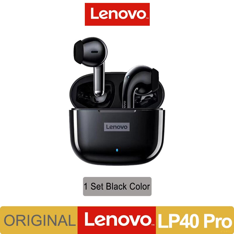 New Original Lenovo LP40 Pro In-ear Version Bluetooth 5.0 Wireless Earphone TWS Dual Stereo Touch Control Long Standby Headphone