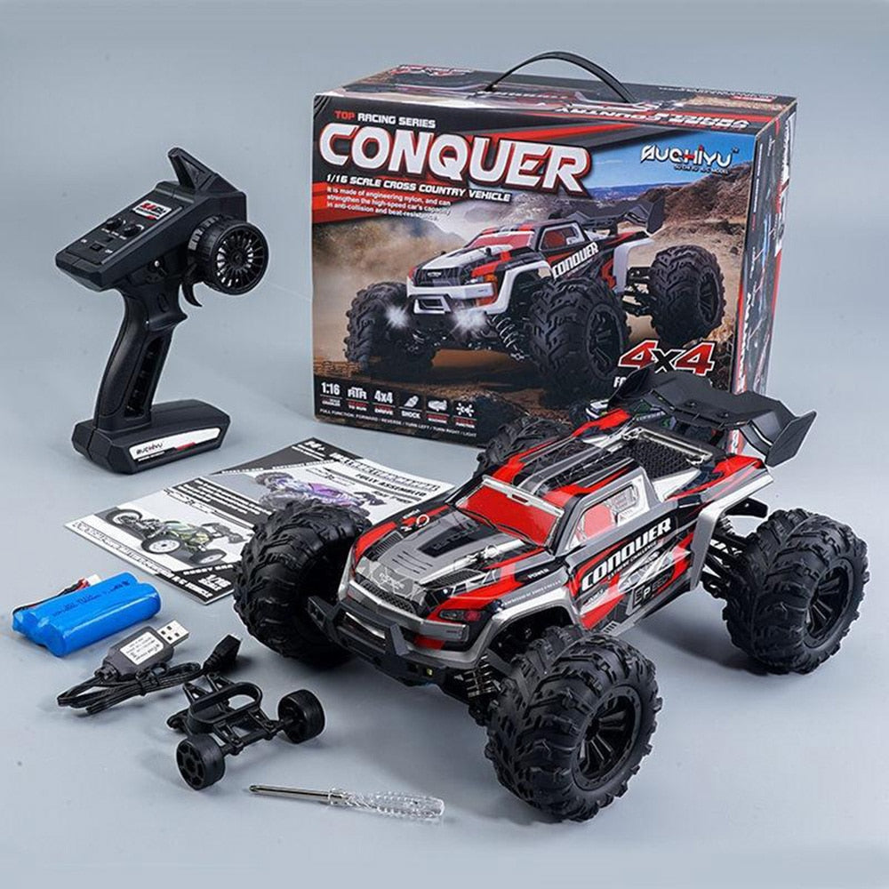 Scale Large RC Cars 50km/h High Speed Children Toys for Boys Remote Control Car 2.4G 4WD Off Road Monster Truck