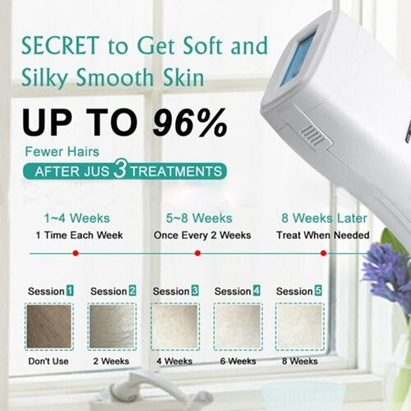 IPL Permanent Hair Removal IPL Laser Painless Epilator Permanent Skin Rejuvenation Machine Women Trimmer Electric Depilador