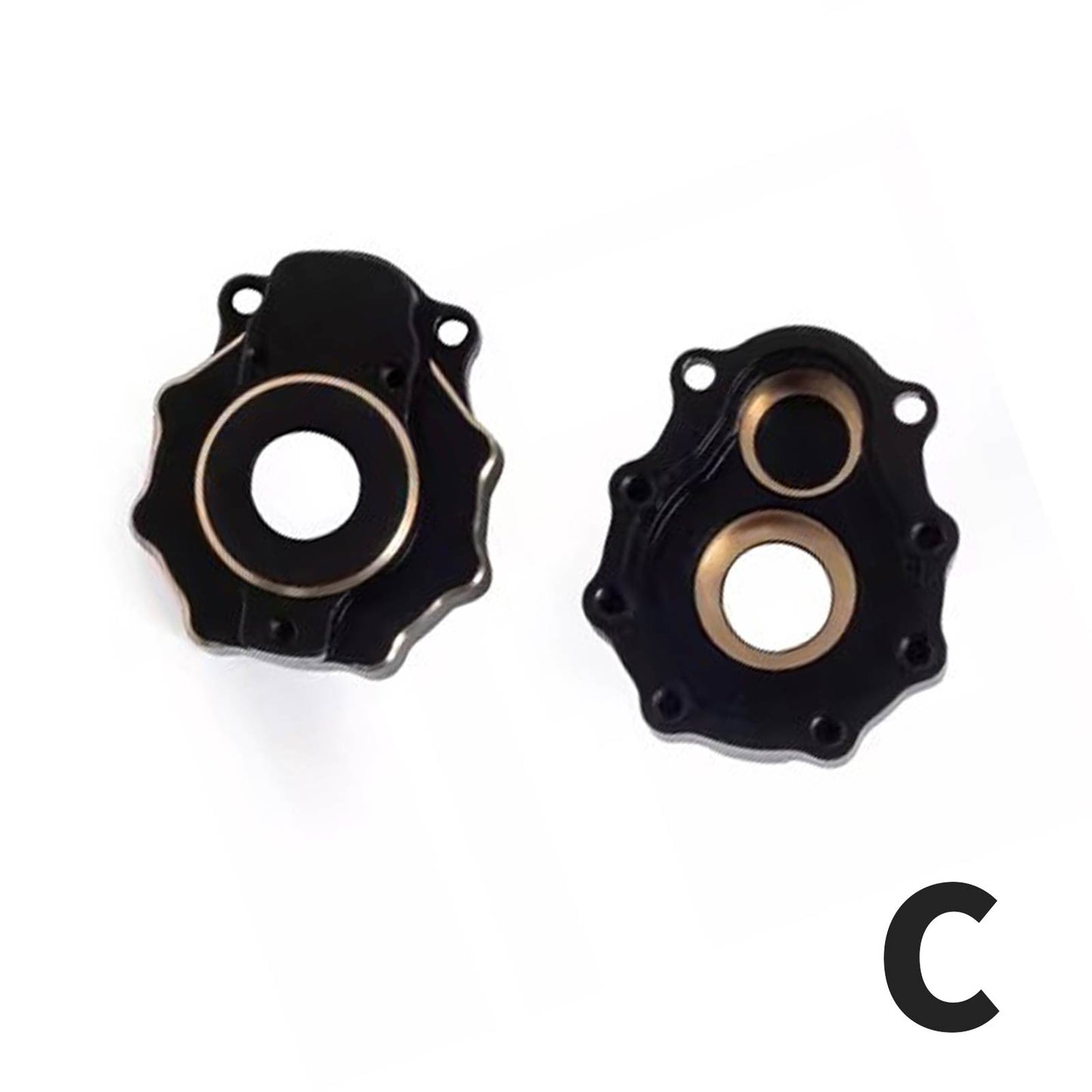 Brass Steering Knuckle Portal Cover C-Hub mount for RC 1:10 Traxxas TRX-4 TRX6 Metal upgrade parts for RC crawler RC truck model