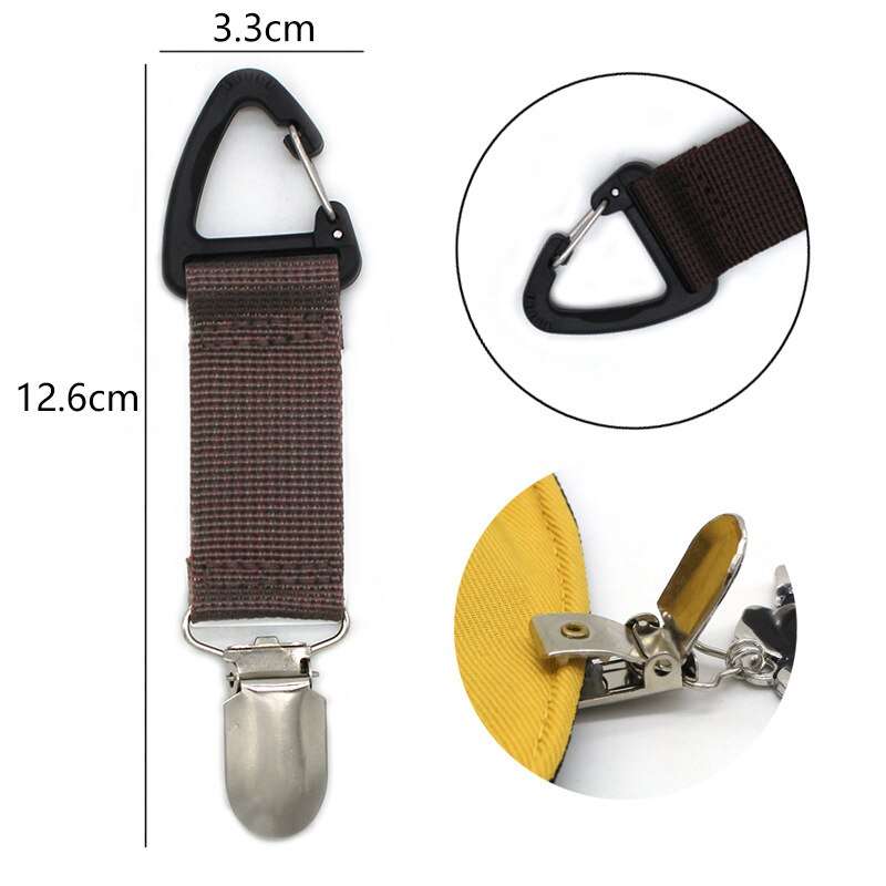 Hat Clip For Traveling Hanging on Bag Handbag Backpack Luggage for Kids Adults Outdoor Tools Travel Beach Accessories