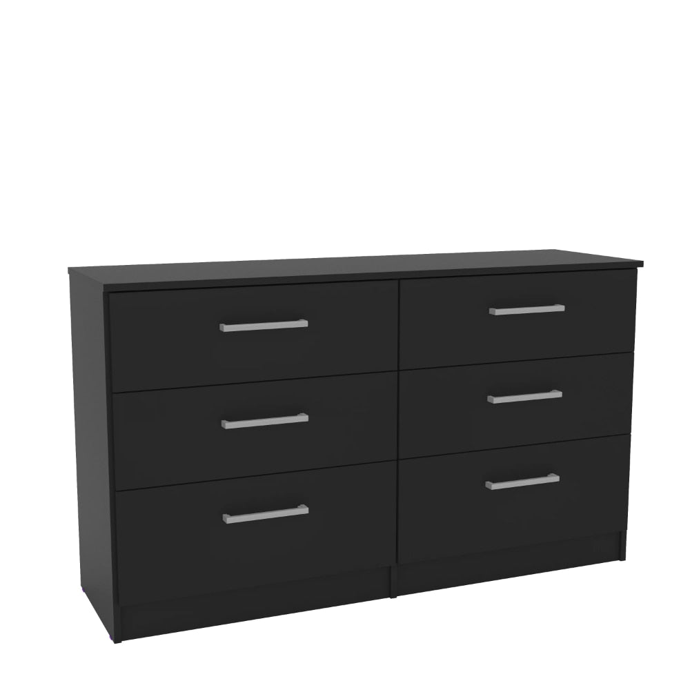 Juliette Modern 6 Drawer Double Dresser, Durable and Strong,80.23 Lb,50.20 X 14.92 X 29.25 Inches