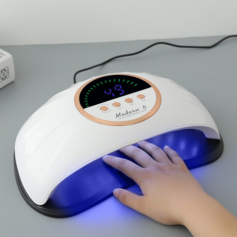 54/150/280W UV LED Nail Lamp Nail Dryer For Manicure Drying All Nail Polish With 10/30/60/90S Timer Auto Sensor Led Time Display