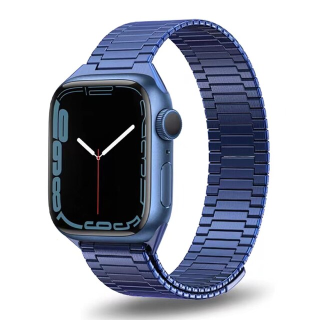 Luxury Magnetic Metal Strap for Apple Watch 8 Band Ultra 49mm 42 44 45mm Titanium Color Bracelet for iWatch 7 se 6 3 4 5 40 41mm