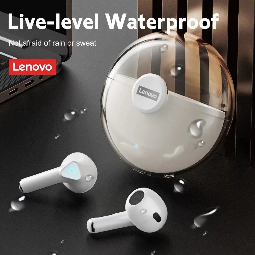 Original Lenovo LP80 Headphone TWS Bluetooth Wireless Earphones Sports Movement Fitness Headset Low Latency Gaming Music Earbuds