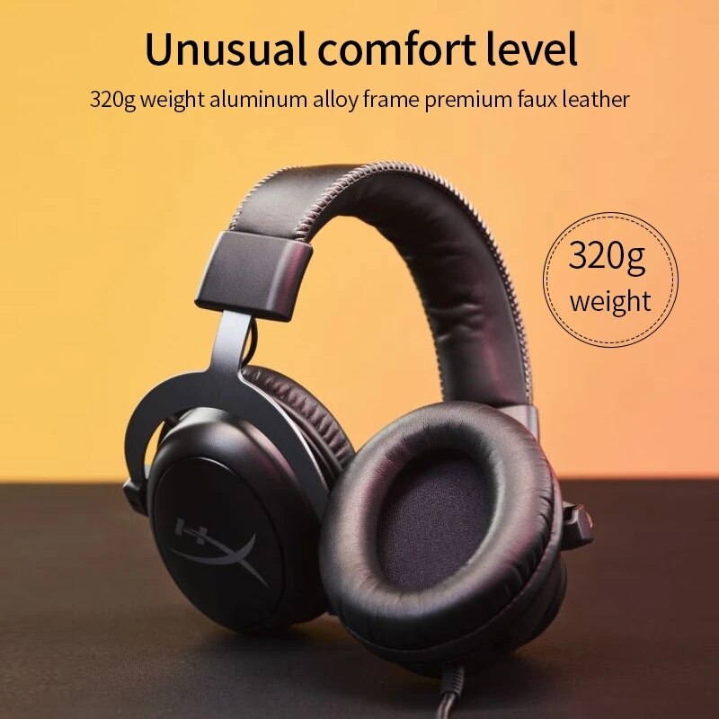 Original HyperX Cloud 2 II Gaming Wire Headset With HiFi 7.1 Surround Sound Microphone Gaming Headphone For PC PS4