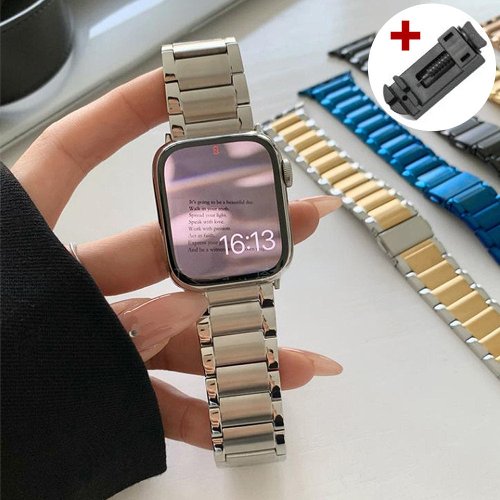 Luxury Women Resin Strap For Apple Watch Ultra 49mm Band 38 40mm 44 42mm Metal Bracelet for iWatch 8 7  6 5 4 se 3 2 1 41mm 45mm