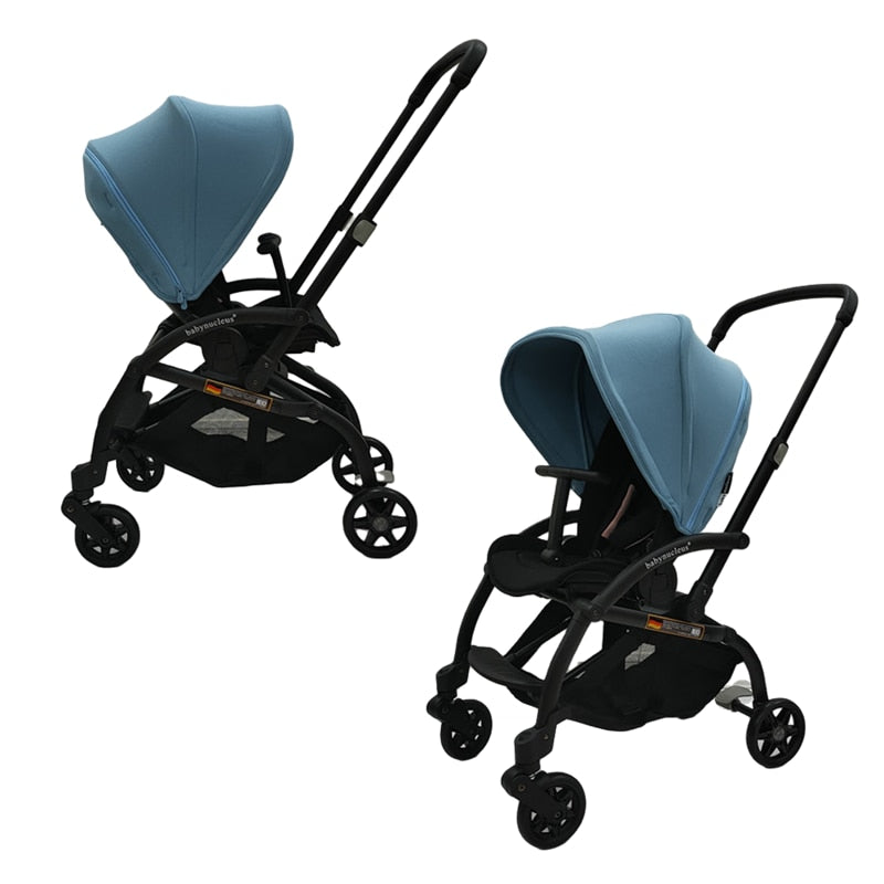 Lightweight Baby Stroller Travel Portable Pram Infant Trolley 0~36 Month Baby Stroller Can Bring On Board Two Way Pushchair