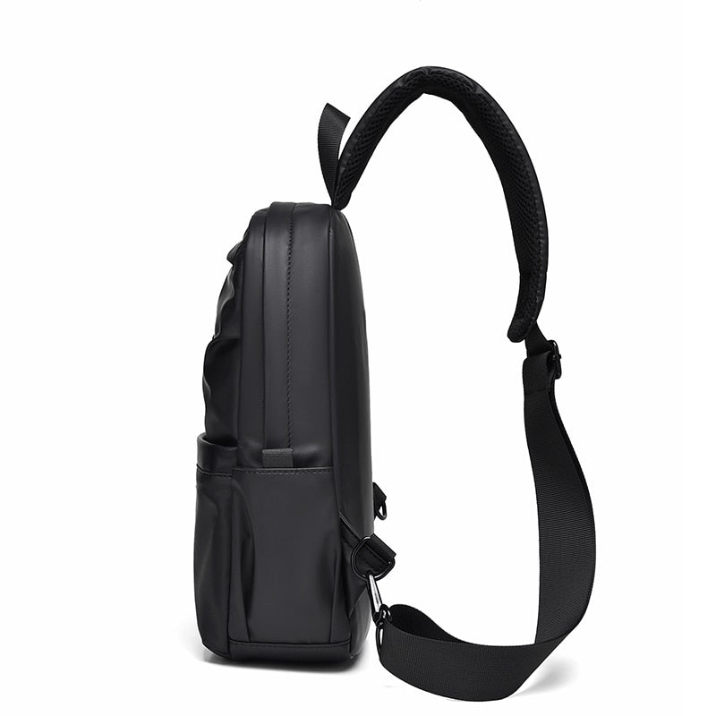 Casual Men's Vertical Paragraph Chest Bag 2023 New Trend Travel Multifunctional Single Shoulder Crossbody Bag Chest Bag