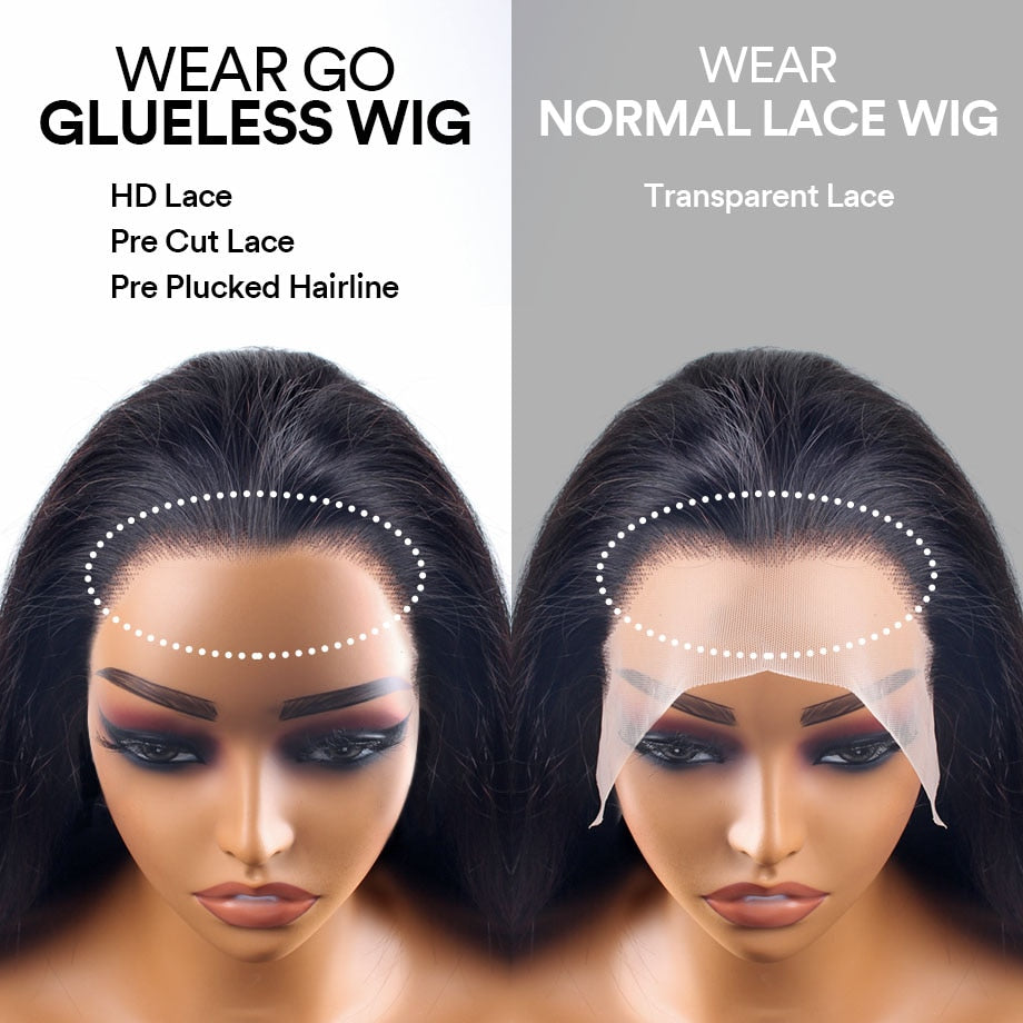 Glueless Wig Human Hair Ready To Wear Straight Lace Front Wigs For Women Human Hair 5x5 4x4 Hd Lace Closure Human Hair Wigs